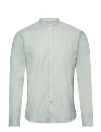 Yarn Dyed Oxford Superflex Shirt L/ Green Lindbergh