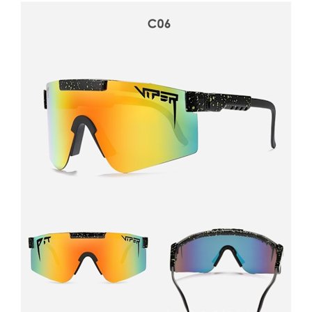 Cykelglasögon Galvaniserad Sport Populära Utomhusglasögon TR90 Stor Ram