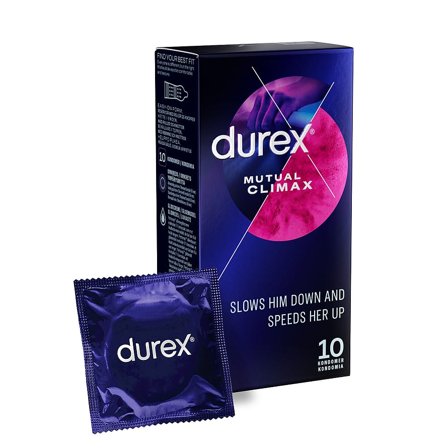 Durex Kondomer Mutual Climax 10 stk., Mænd, Prævention, Kondomer