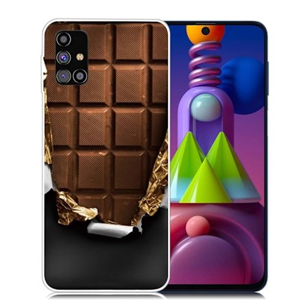 Deco Samsung Galaxy M51 skal - Choklad