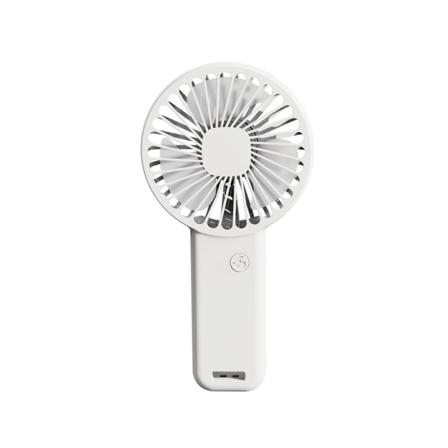 Kädessä fläkt Uppladdningsbar Mini 3 hastigheter Inställningar White