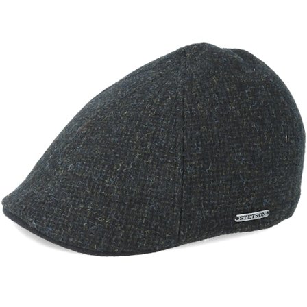 Stetson - Texas Wool Olive Flat Cap Flatcap Green Cap - @ Hatstore