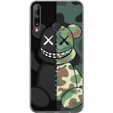 Huawei P40 Lite E Genomskinligt Skal Army