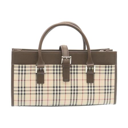 Burberry Vintage, Pre-owned Handbag Beige, Dames, Maat:ONE Size,Canvas