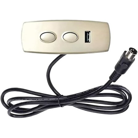 Lenestol Kontroller kompatibel Elektrisk Lenestol Elektrisk Løft Sofa Fritidsstol 2 Knapper Kontroll 1 Motor (med 5V 2A USB-lader)