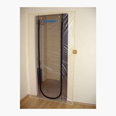 Biltema - Støvbeskytter - Vaskbar, Gjenbrukbar, med Dobbeltsidig Glidelås, Beskytter mot Smuss og Lukt ved Sliping Pussing Maling