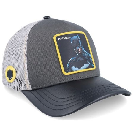 Capslab - Grön trucker Keps - Dc Comics Batman Grey/Black A-Frame Trucker @ Hatstore