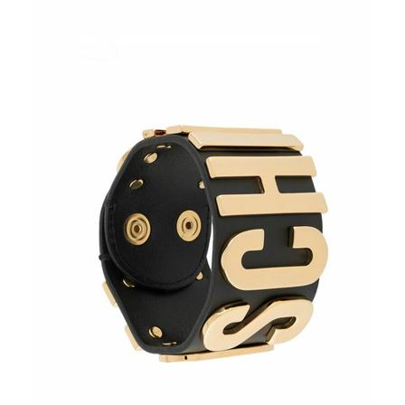 Moschino, Bracelets Zwart, Dames, Maat:ONE Size
