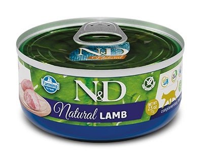 Farmina N&D Natural Lamb Cibo Umido Gatti Adulti Lattina 70g