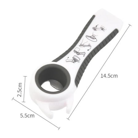 5-in-1 avaaja, pullonavaaja, tölkinavaaja, käytännöllinen arjen työkalu