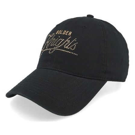 American Needle - NHL Zwart unconstructed Cap - Vegas Golden Knights Blue Line Black Dad Cap @ Hatstore