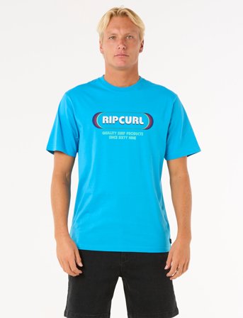 Rip Curl Surf Revival Yo Mumma Tee - Blue - L