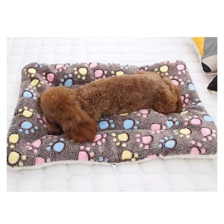 Tjocka Pet Bed Mat Mjuk Bekväm Pet Flanell Filt Winter Warming Pet Pad