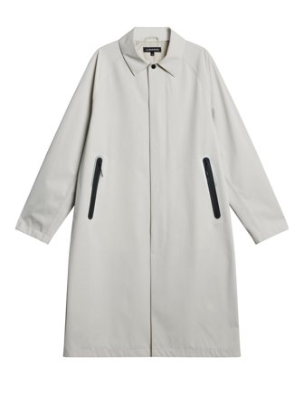 J.Lindeberg - Frankie 2L Raglan Coat - Grå - Man - 50