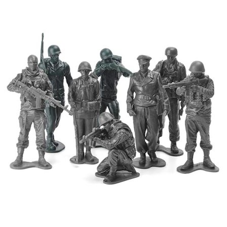 Montering 1/18 Soldat Soldat Modell Docka 8st/ Set Pojkleksaker