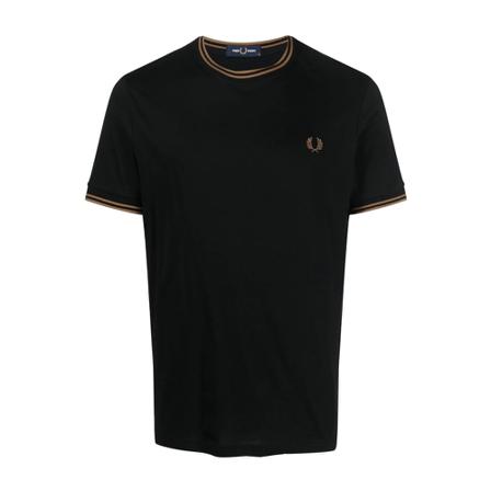 Fred Perry T-Shirts svart, Herr, Herr, Storlek: M