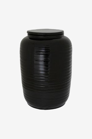 Nordic Furniture Group - Keramikkruka Ara med lock - Svart - Krukor & vaser - Från Homeroom