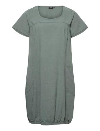 Jeasy, S/S, Dress Lyhyt Mekko Harmaa Zizzi