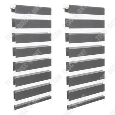 Zebramøbler - TD - 55x170cm - Polyester - Mørklæggende - Grå