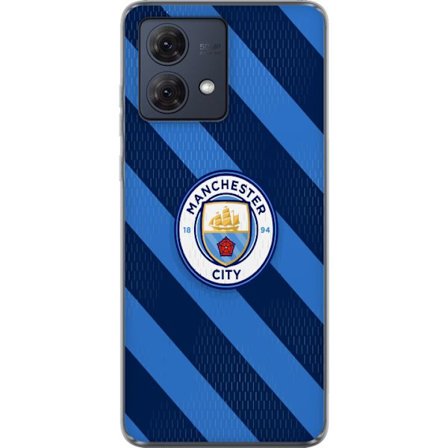 Kompatibelt Mobilskal till Motorola Motorola Moto G84 Paris Saint-Germain klubbmärke med Eiffeltorn, blå cirkulär logotyp med röd mittlinje och de