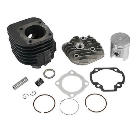 Hovedsylinder 90cc 2-takt Kompatibel med E50QMF 1E50QMF 1PE50QMF Minarelli-motorer 90CC 2-takts Big Bore Head Rebuild Kit-Perfekt