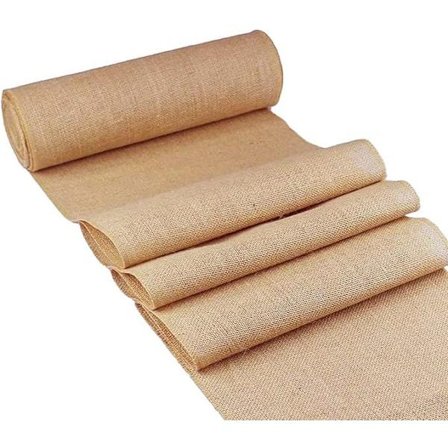 /EA/ Naturlig Jute Bordslöpare, 10M*30CM Jute Bordslöpare, Vintage Jute Bordslöpare, för Evenemang Bröllopsfest Bordsdekoration (10M x 30CM)
