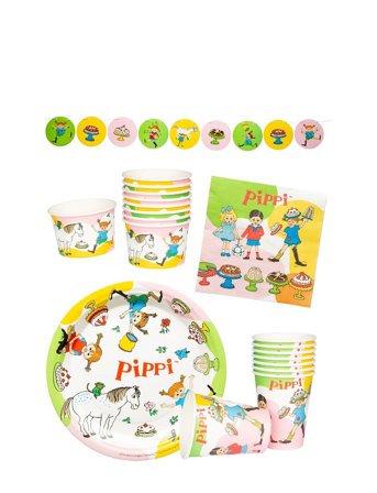 Joker Pippi Party Pack Small - Multi/patterned - ONE SIZE