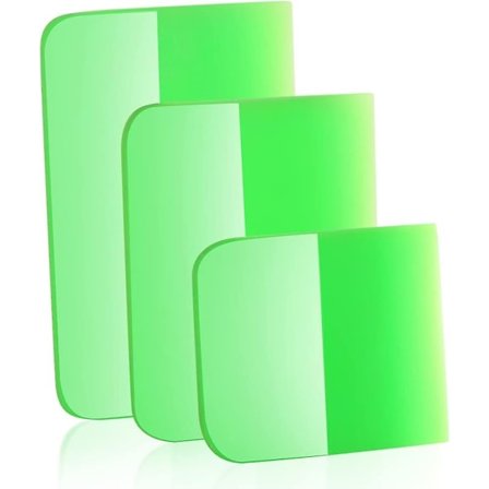 3 i 1 TPU skraber materiale, PPF skraber, bil anti-ridse gummi skraber, til vinylindpakning og vinduesfarvetone værktøj til biler