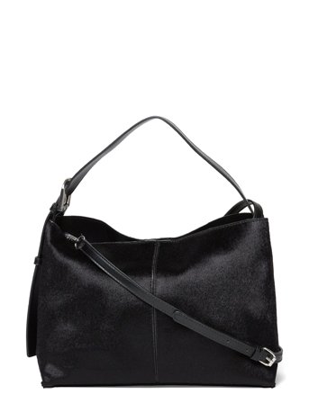 Gina Tricot Hair-On Tote Bag - Black - ONE SIZE