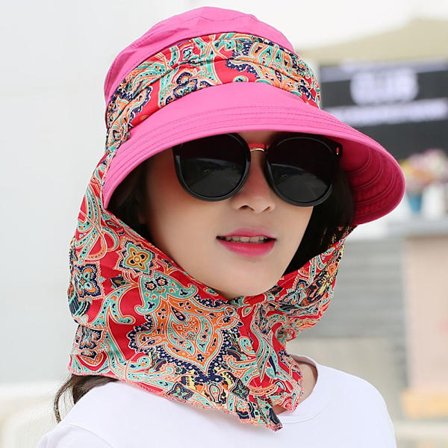 Solskyddshatt Anti-UV Solhatt ROSE RÖD - high quality