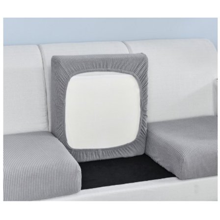 Minimalistiskt enfärgat sofföverdrag för alla årstider