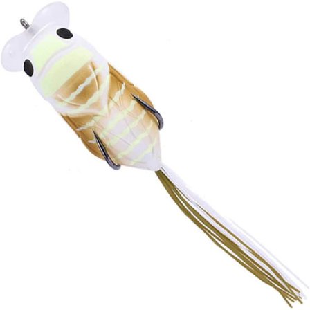 2 stk. Kunstig Siriss Overflate Agnet, Tordenfrosk, Bionisk Kunstig Agnet, Så