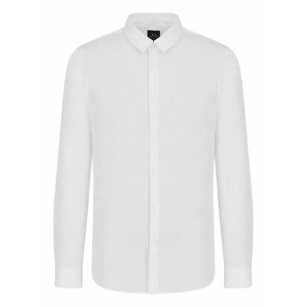 Armani Exchange, Formal Shirts Wit, Heren, Maat:S