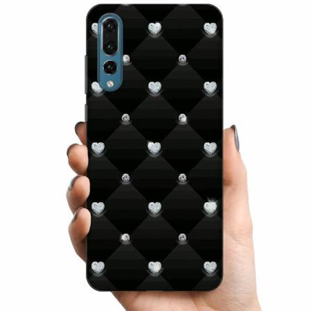 Huawei P20 Pro Tpu Mobilskal Bling Heart