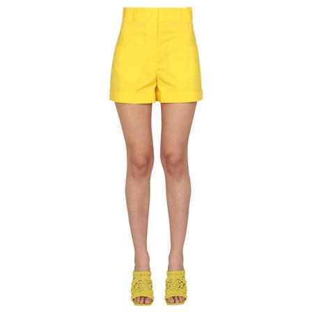 Moschino, Short Shorts Żółty, Kobieta, Rozmiar: S