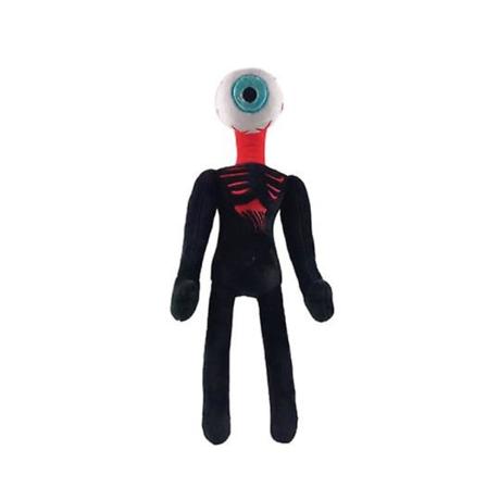 Sirenhuvud Skräck Svart plyschdocka Barn Tecknad fylld docka Skräckkaraktär Figurestoy Födelsedagspresent