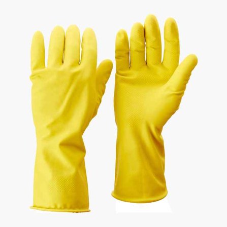 Gummihandskar stl. S