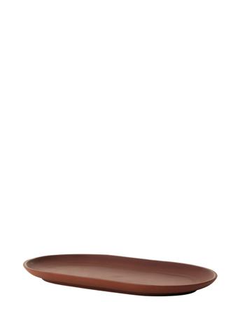 Sand Oval Plate Home Tableware Plates Small Plates Brun Design House Stockholm