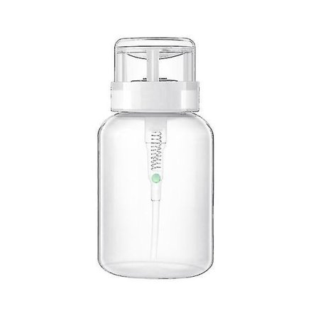 Empty Plastic Alcohol Liquid Nail Polish Remover Containers - Press Pumping