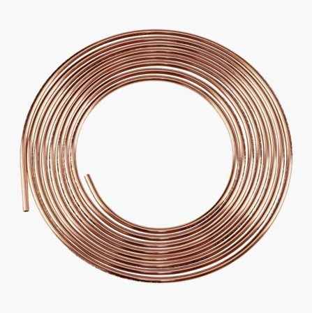 Biltema - Drivstoffrør i kobber 6 mm x 10 m