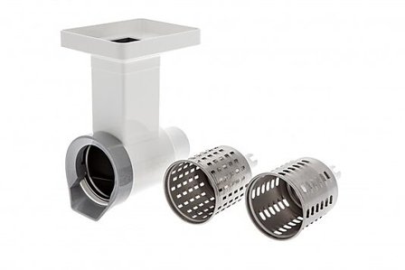 ANKARSRUM GRØNNSAKSKUTTER/-RIVER MED 3 STYKK TROMLER