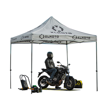 XLMOTO Easy-Up Race Tent Grey