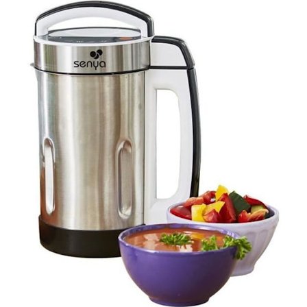 SENYA Uppvärmd soppmixer 1,6L Rostfritt stål - Mixer och spis - Smoothiemixer 1100W Cook & Heat