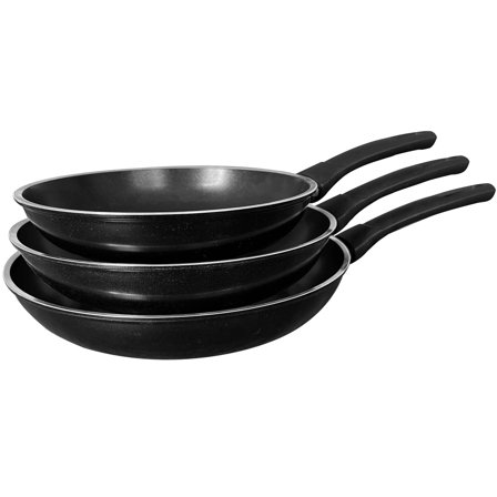 Combekk Stekpannesæt 3 dele, aluminium - Sort | KitchenOne