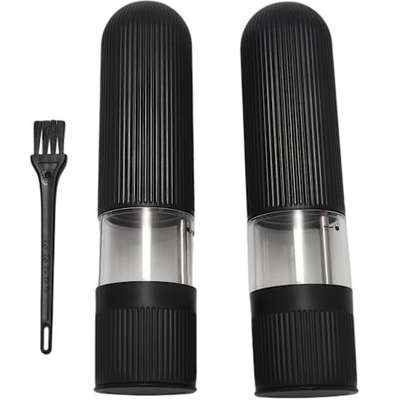 2 Salt- og Pepperkverner, Elektrisk Kjøkkenkrydderkvern, Justerbar Elektrisk Pepperkvern