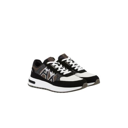 Armani Exchange Sneakers , Zwart , Heren , Maat: 41 EU