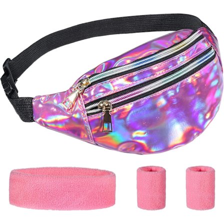 Midjeväsk - 80- och 90-tals modeväska med neontillbehör