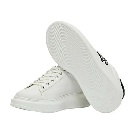 Karl Lagerfeld Kapri Mens Ikonic KC , Wit , Heren , Maat: 44 EU Sneakers