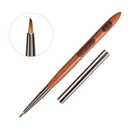 Triangulär Nagelkonst Pensel Penna 3D Tips Mönster Fototerapi Akryl Nagelborste UV Gel DIY Manikyrverktyg Trähandtag Nagelborstar