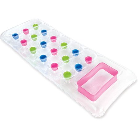 59894EU - Transparent madrass med fickor - Slumpmässig färg